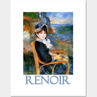 By the Seashore by Pierre-Auguste Renoir Posters and Art